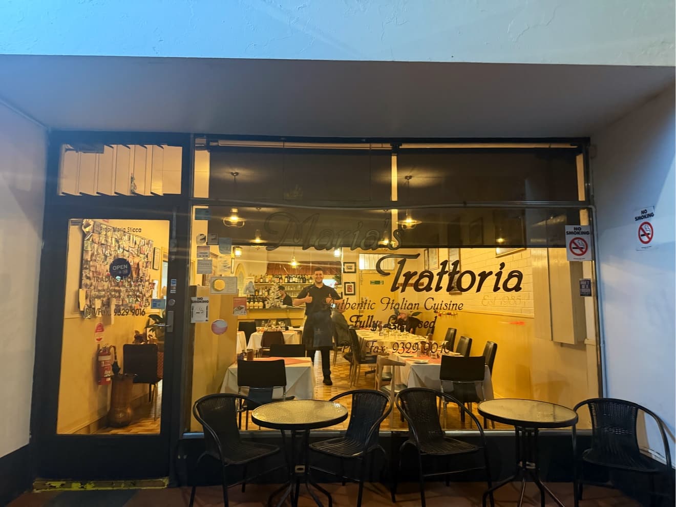 Maria's Trattoria — North Melbourne, Melbourne