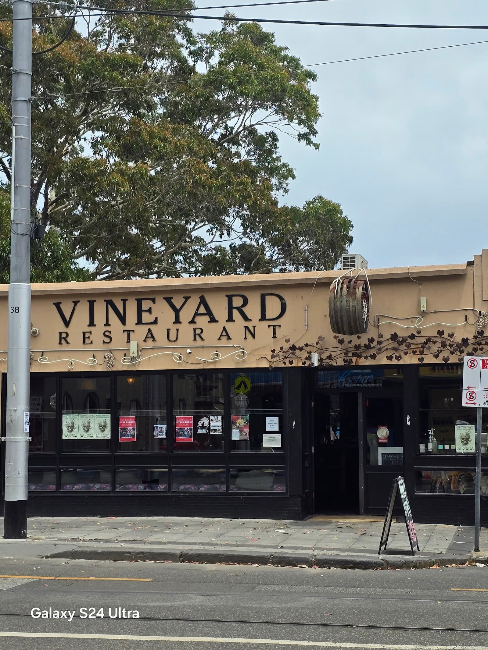 The Vineyard Restaurant — St Kilda, Melbourne