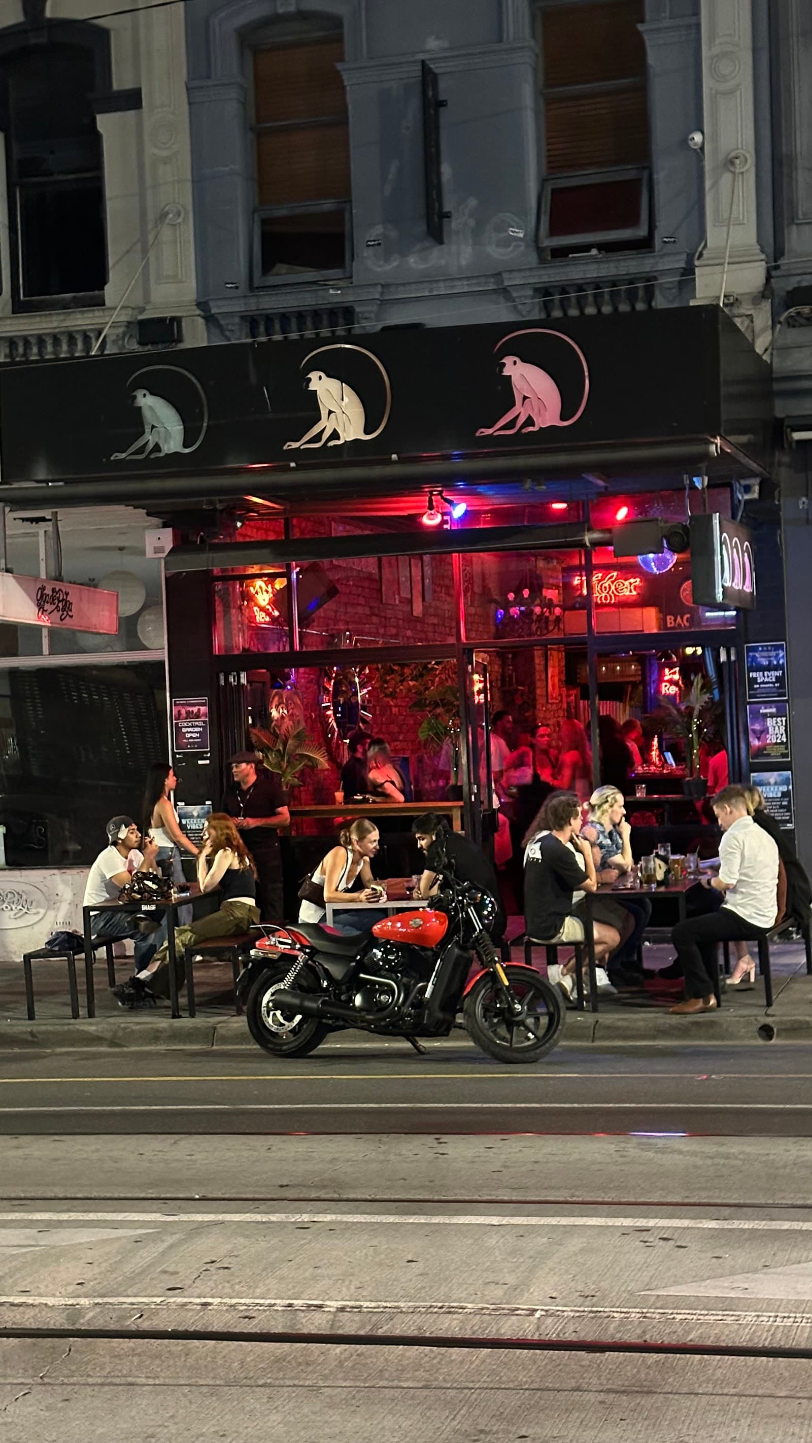 Three Monkeys — Prahran, Melbourne