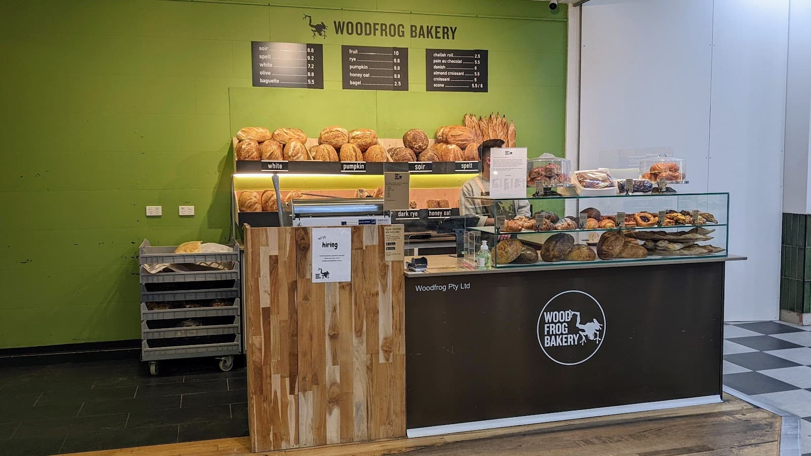 Woodfrog Bakery Acland Court — St Kilda, Melbourne