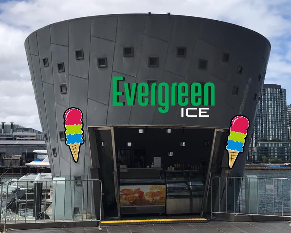 Evergreen Ice — Docklands, Melbourne