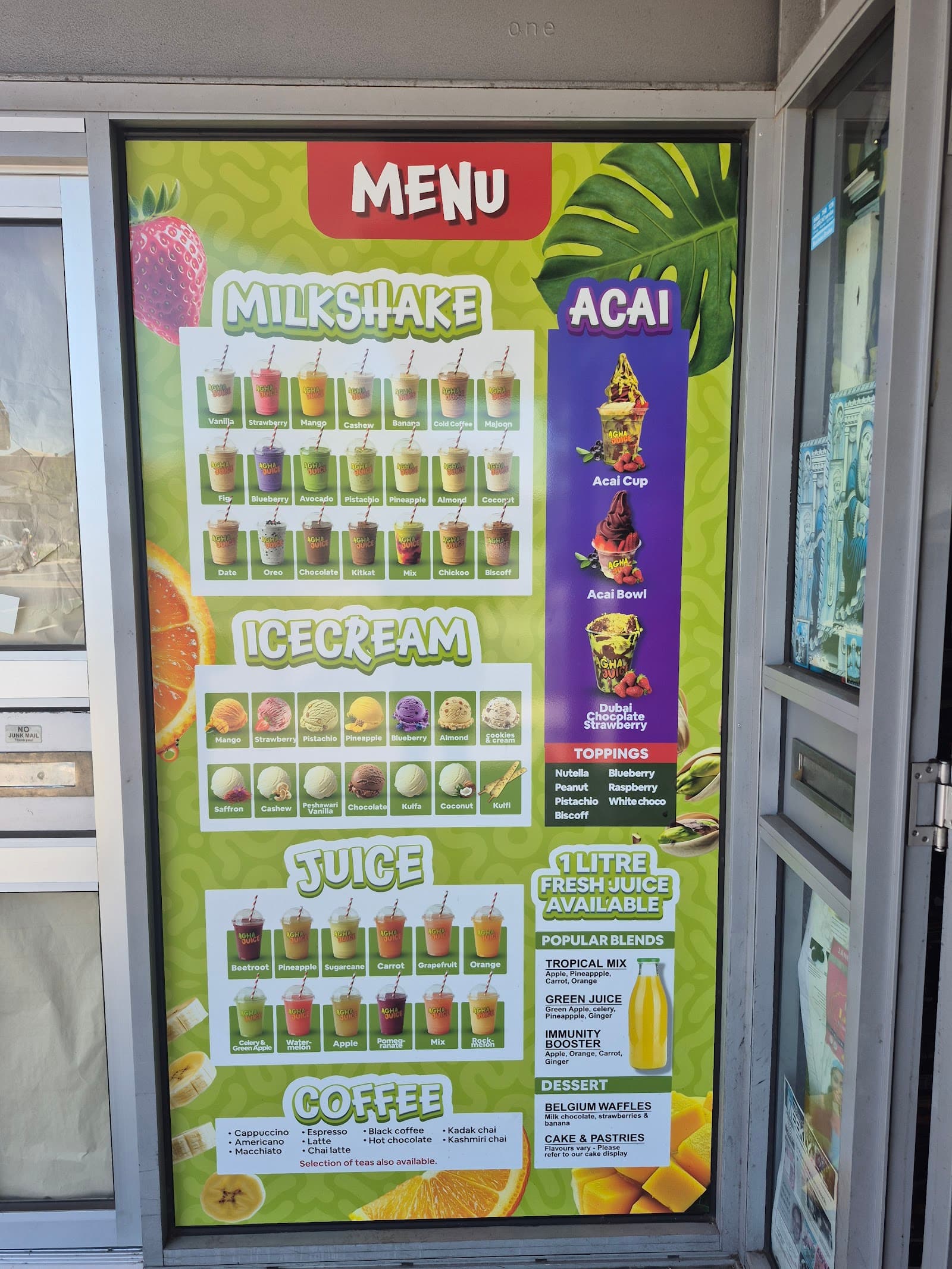 Agha Juice & Desserts Footscray — Footscray, Melbourne