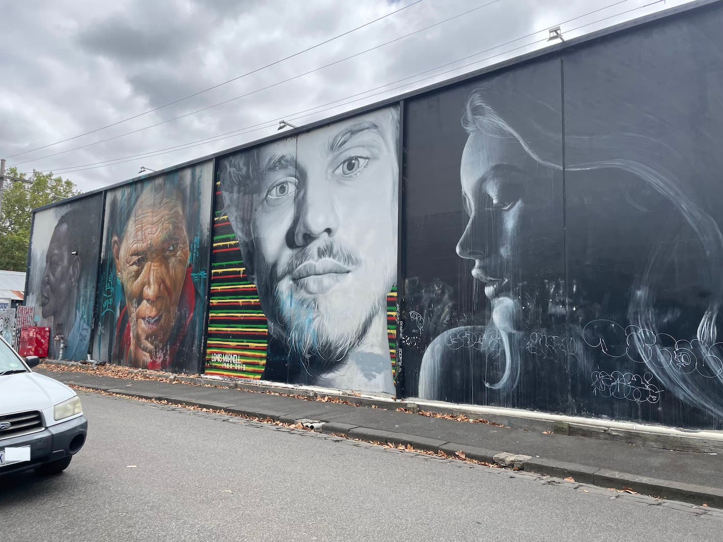 Fitzroy Faces Street Art — Fitzroy, Melbourne