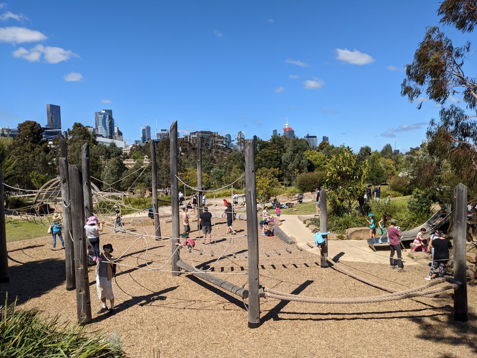 Royal Park Nature Play Playground — North Melbourne, Melbourne
