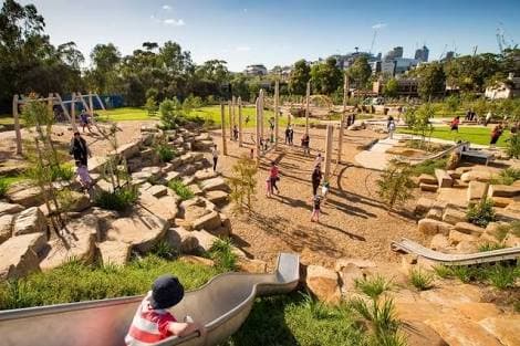 Royal Park Nature Play Playground — North Melbourne, Melbourne