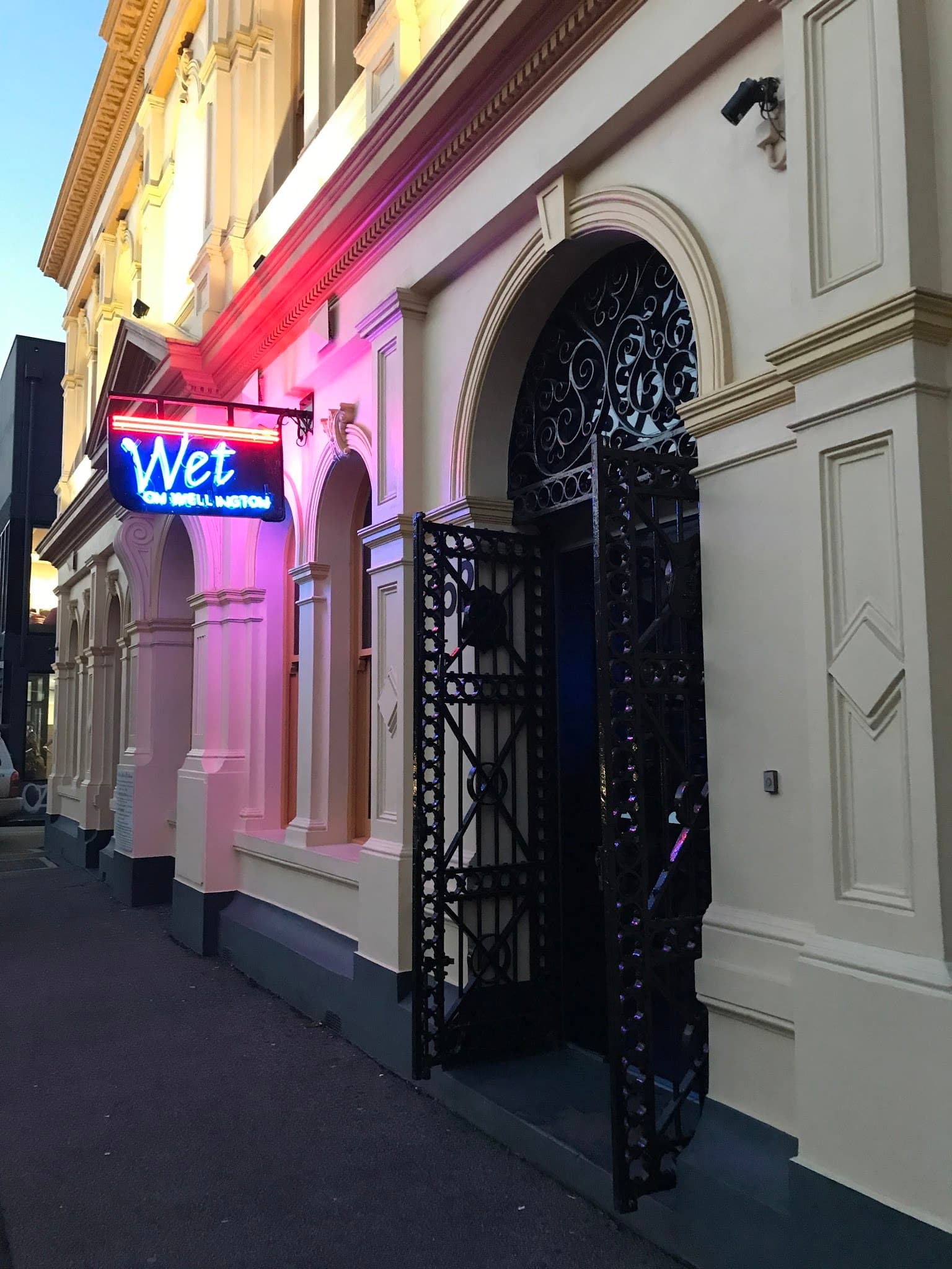 Wet on Wellington — Collingwood, Melbourne