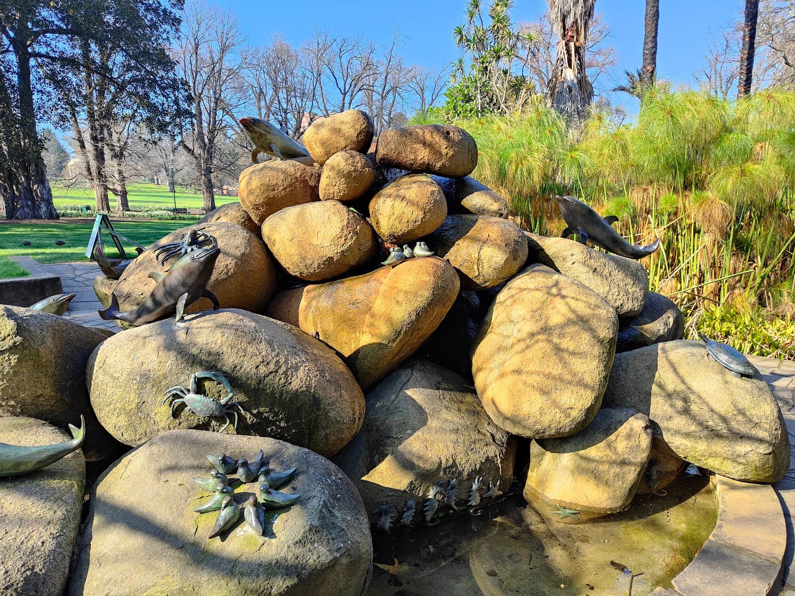 The Mound and Pond — East Melbourne, Melbourne
