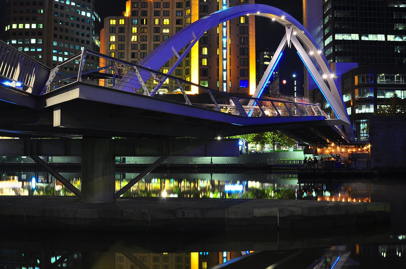 Evan Walker Bridge — Southbank, Melbourne