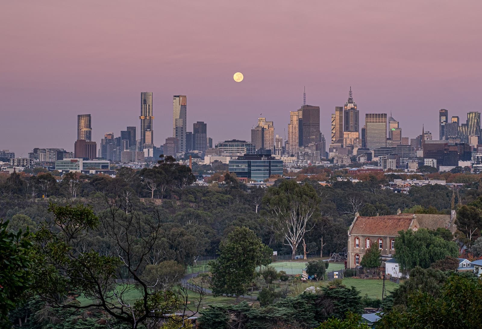 Melbourne City Sunset View — North Melbourne, Melbourne