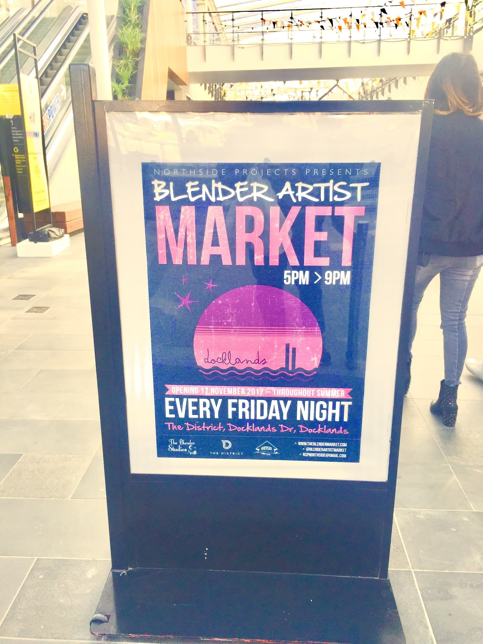 Blender Artist Market — Docklands, Melbourne