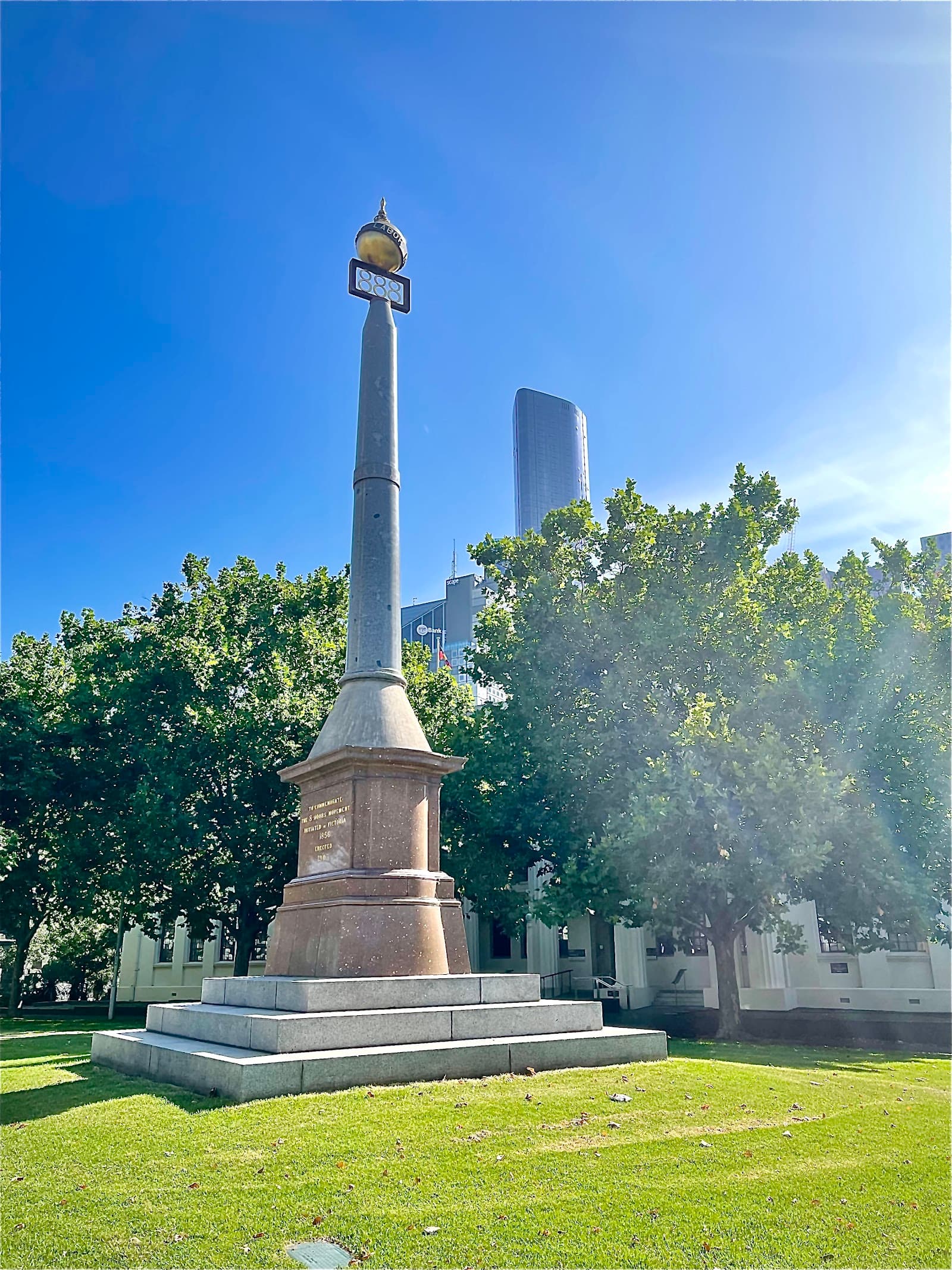 Eight Hour Day Monument — North Melbourne, Melbourne