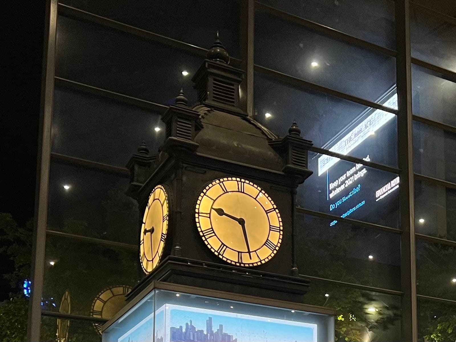 Water Tower Clock — Docklands, Melbourne