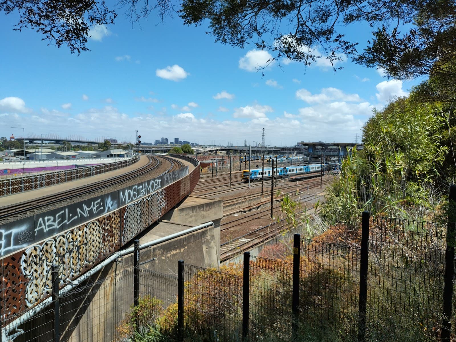 Railway Viewing Platform — West Melbourne, Melbourne
