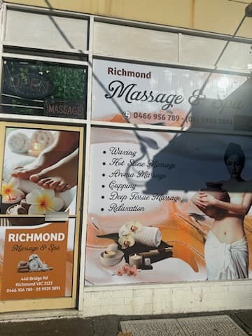 Richmond Massage and Spa — Richmond, Melbourne